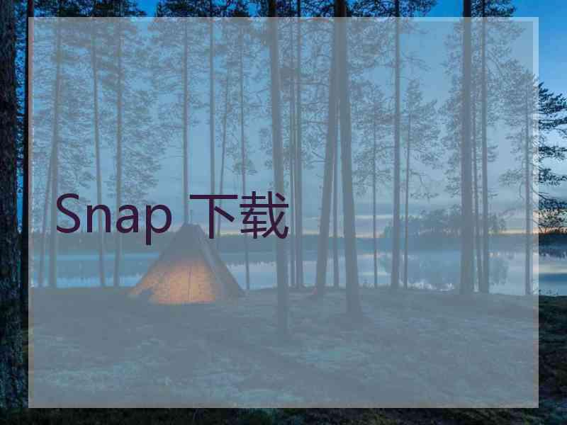 Snap 下载