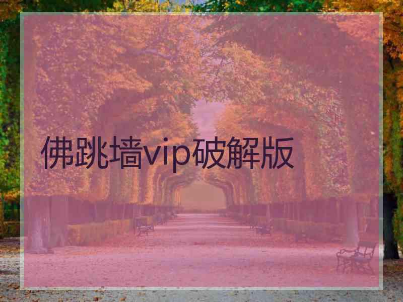 佛跳墙vip破解版