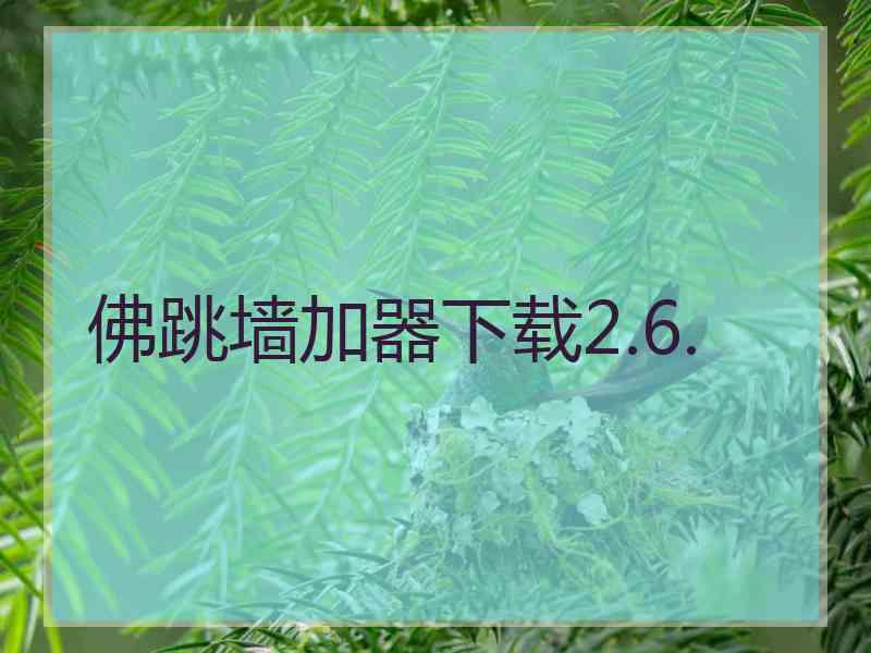 佛跳墙加器下载2.6.