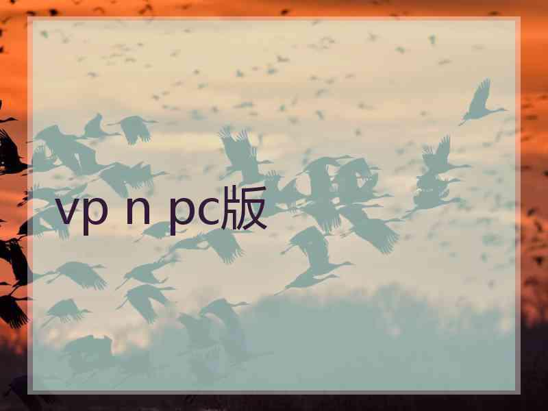 vp n pc版