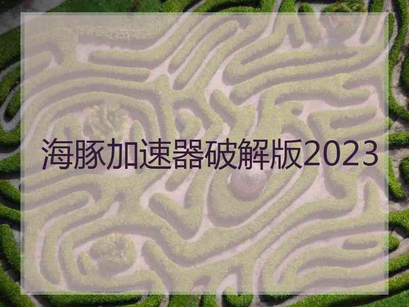 海豚加速器破解版2023