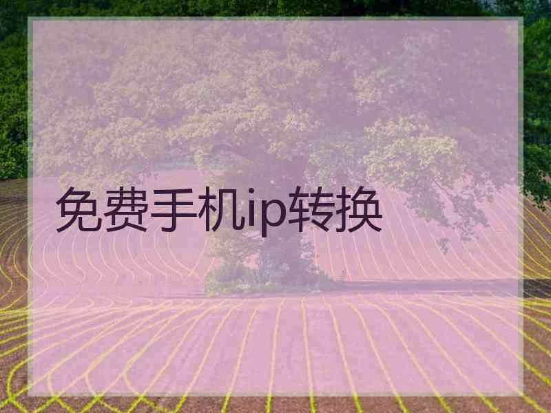 免费手机ip转换