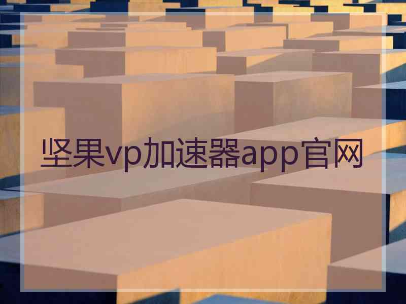 坚果vp加速器app官网