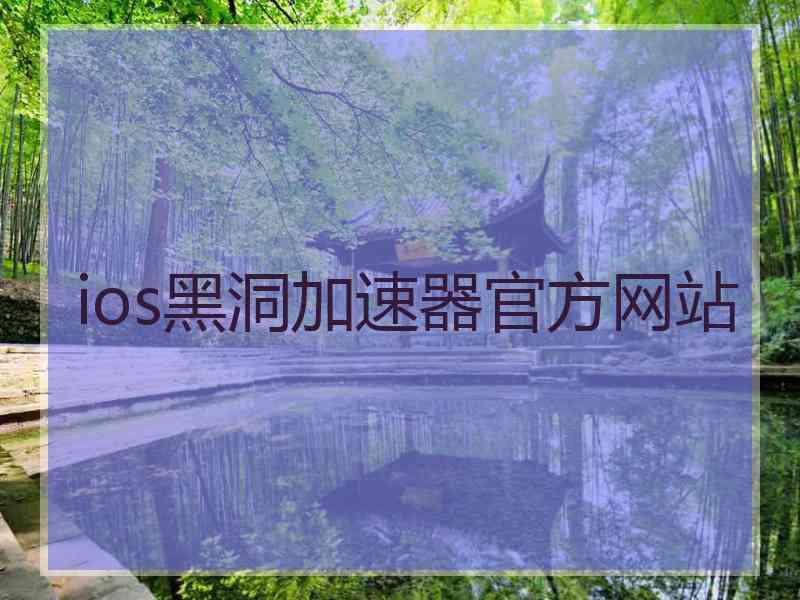 ios黑洞加速器官方网站