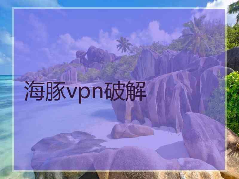 海豚vpn破解