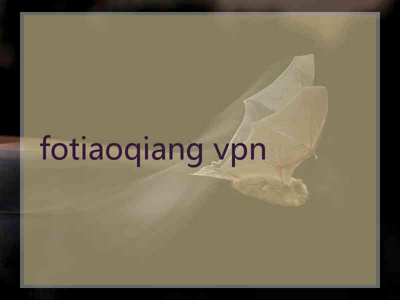 fotiaoqiang vpn