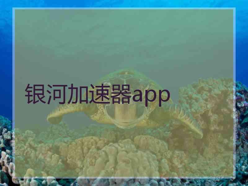 银河加速器app