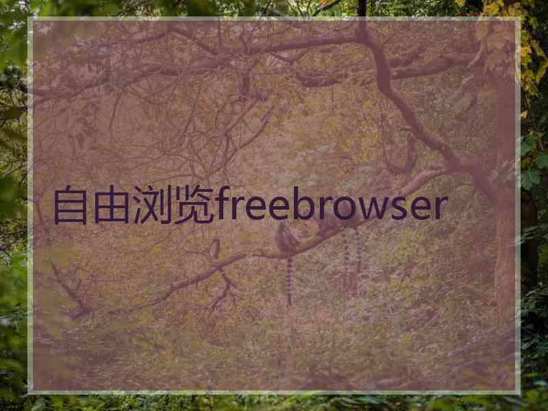 自由浏览freebrowser