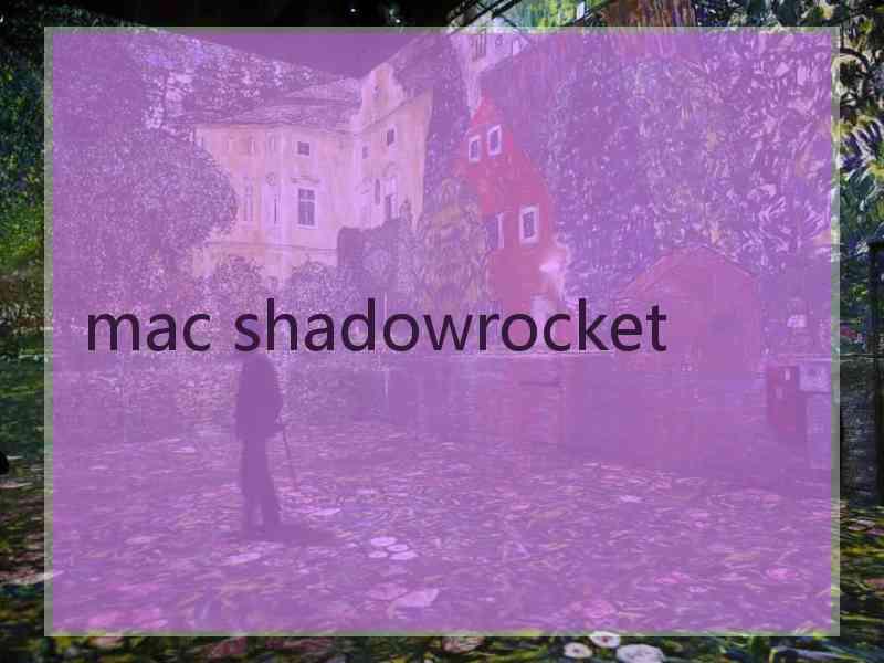 mac shadowrocket