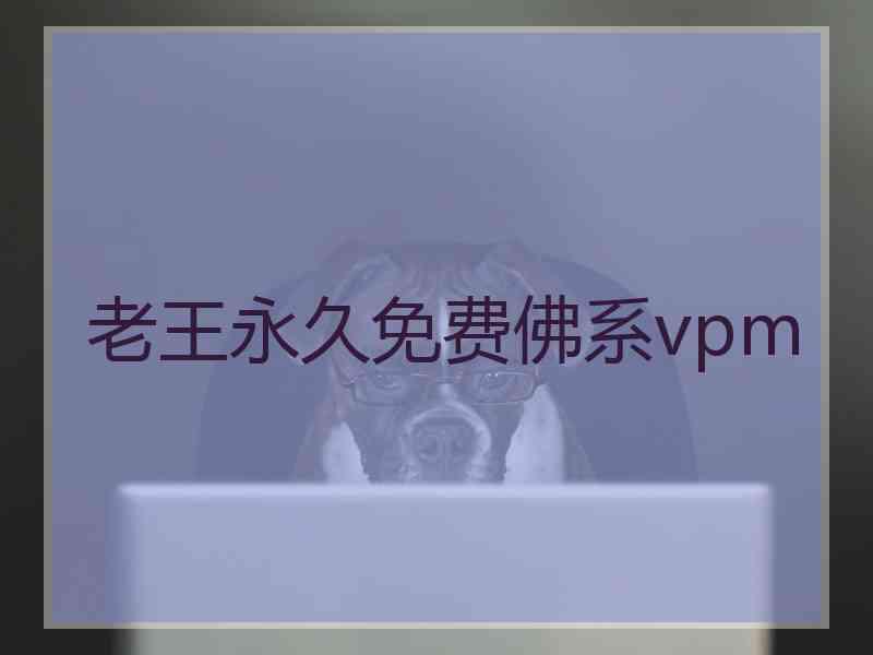 老王永久免费佛系vpm