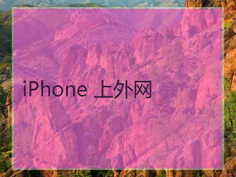 iPhone 上外网