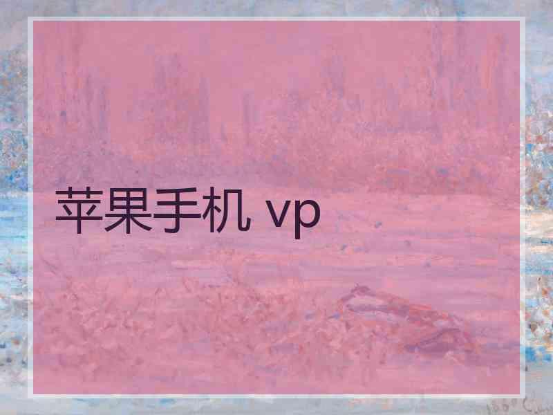 苹果手机 vp