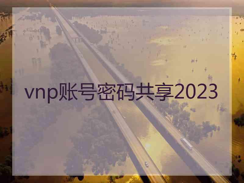 vnp账号密码共享2023