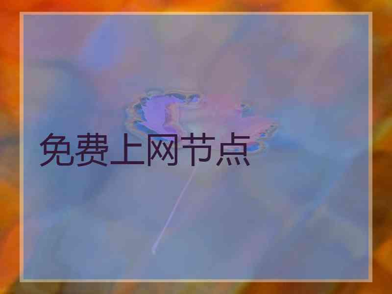 免费上网节点