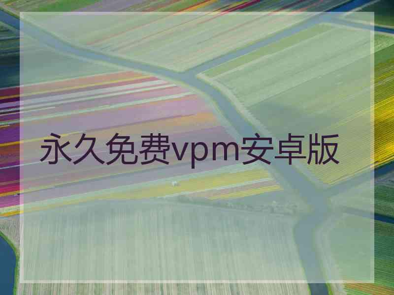 永久免费vpm安卓版