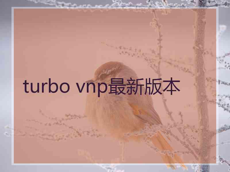 turbo vnp最新版本