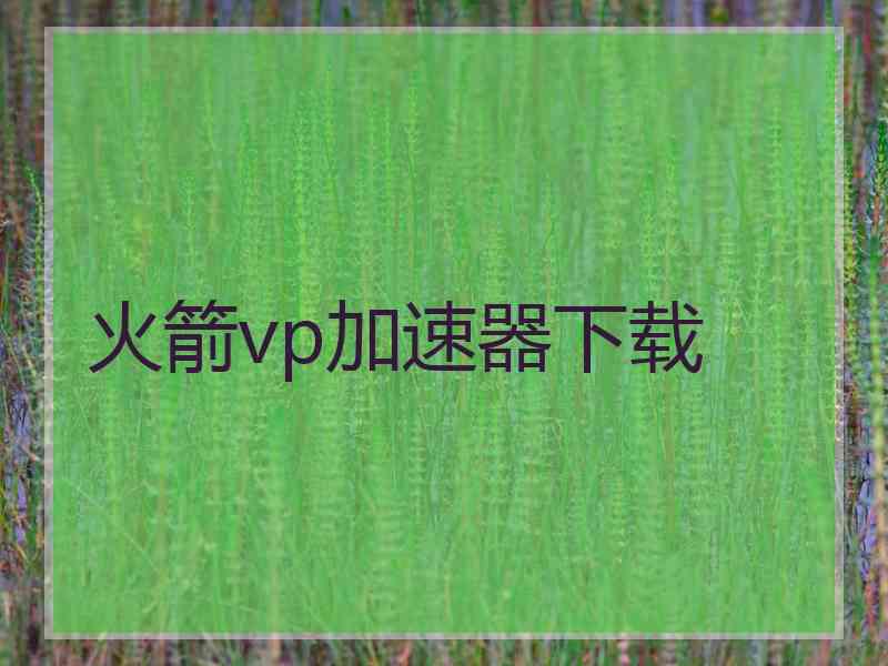 火箭vp加速器下载