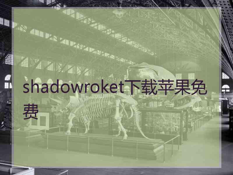 shadowroket下载苹果免费