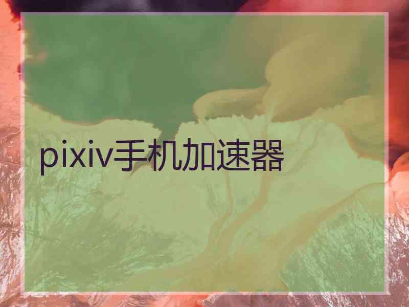 pixiv手机加速器