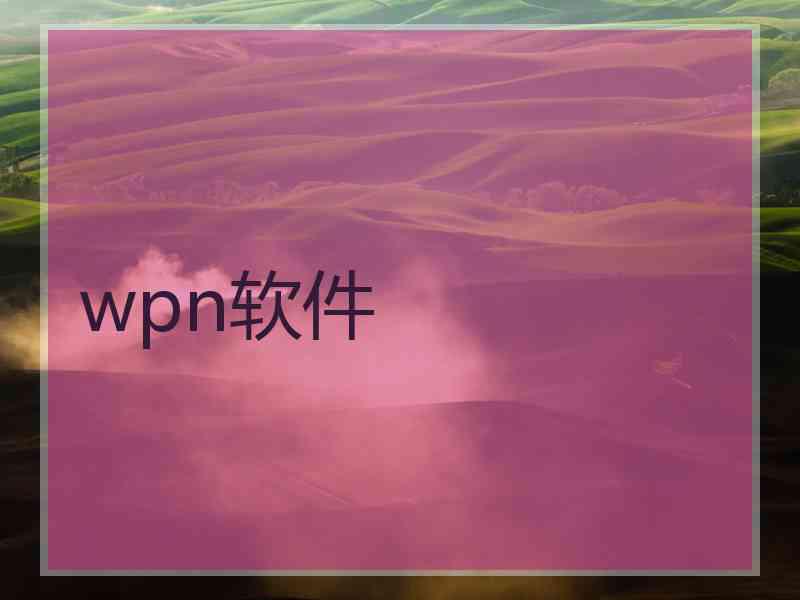 wpn软件