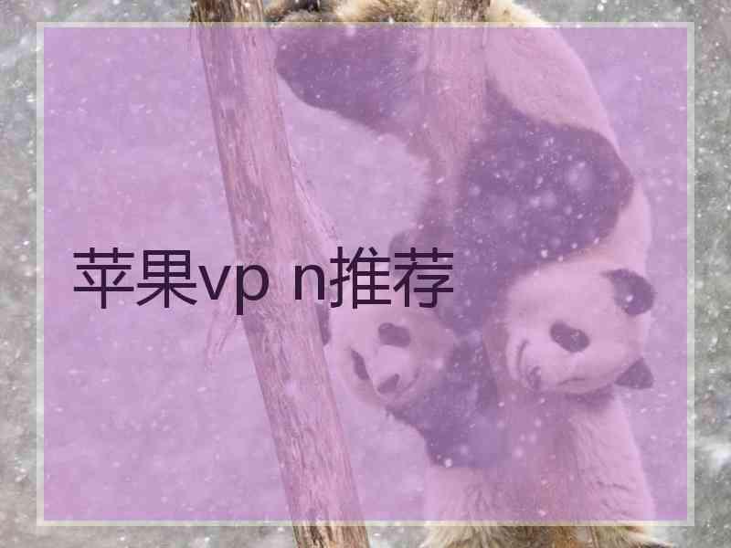 苹果vp n推荐