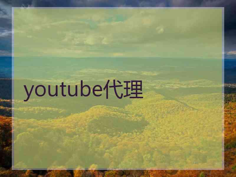 youtube代理