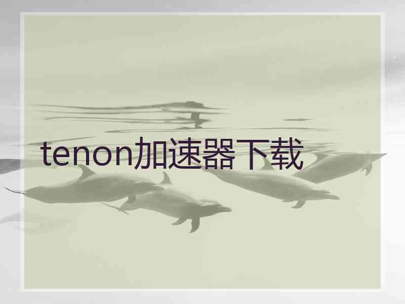 tenon加速器下载